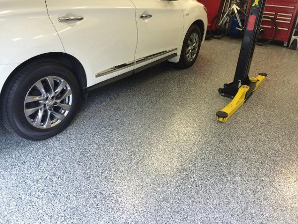 Shop flake floor