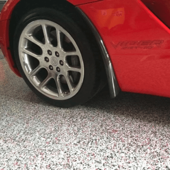 Commercial flake floor